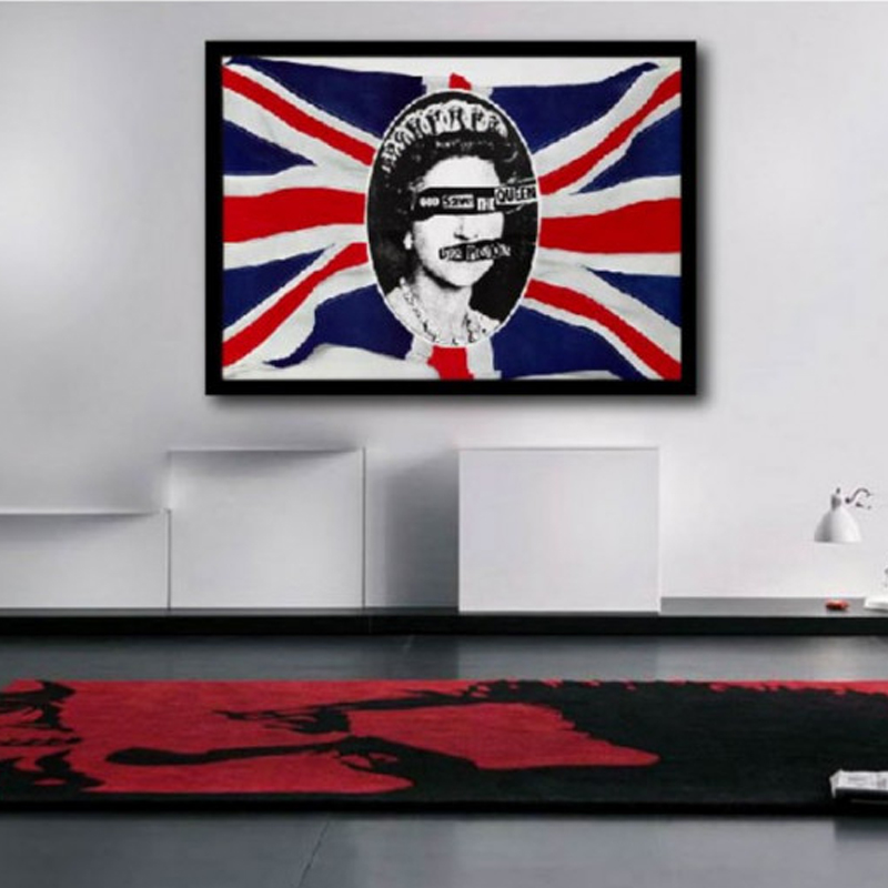Πίνακας σε καμβά με μουσική Sex Pistols God Save The Queen